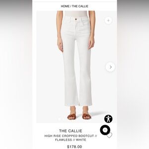 Joe’s Jeans Flawless The Callie size 29